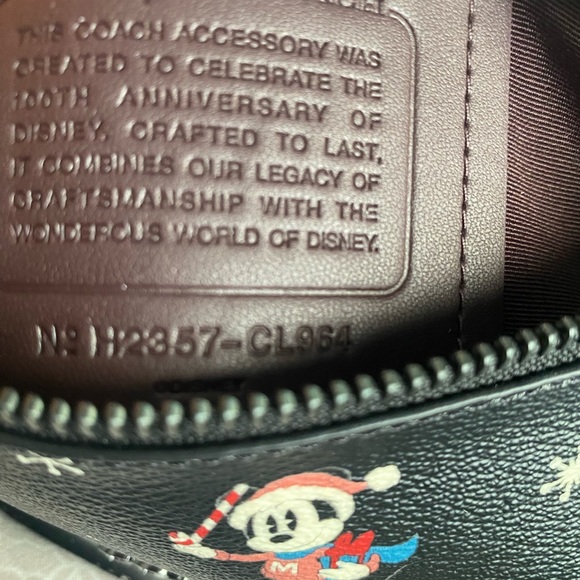Disney X Coach Limited Edition Belt Bag and matching wallet - Picture 7 of 14